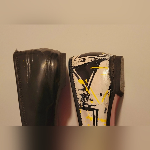 Christian Loboutin Paris Womens 38.5 8.5 Italy Made Ballet Flats Shoes - Picture 8 of 12